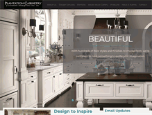 Tablet Screenshot of plantationcabinetry.com